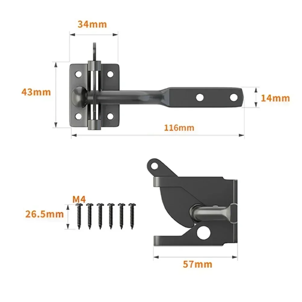 Fence Latch Doors Lock Fence L - Home Improvement And Hardware ulasan dan harga